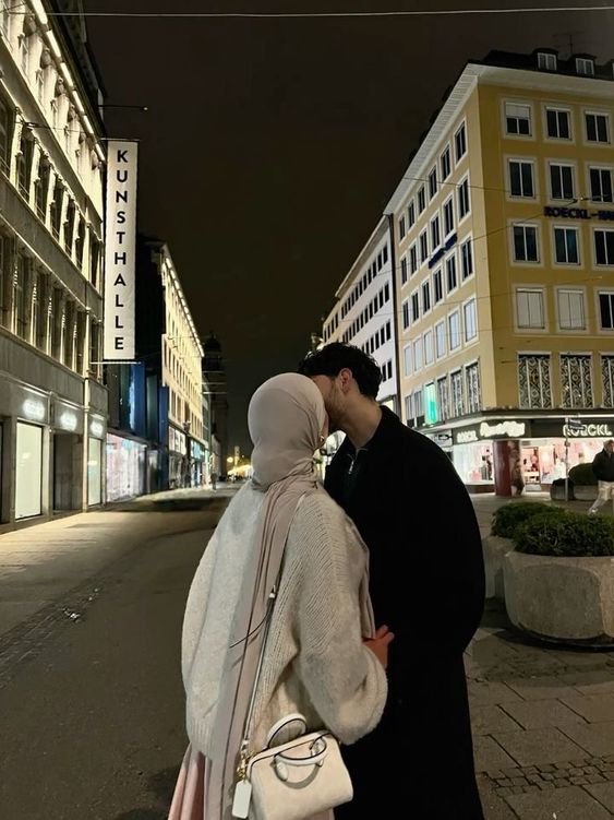 Romantic sunset moments