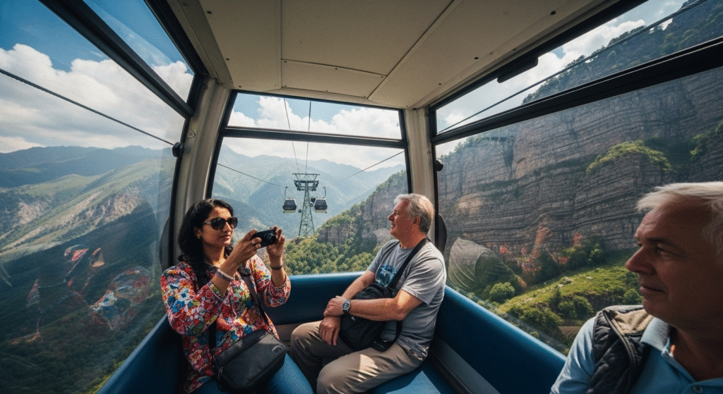 Cable Car Ride Up Tufandag