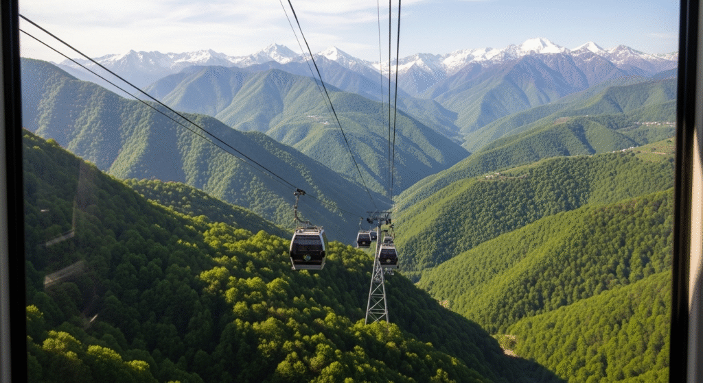 Gabala Cable Car Views