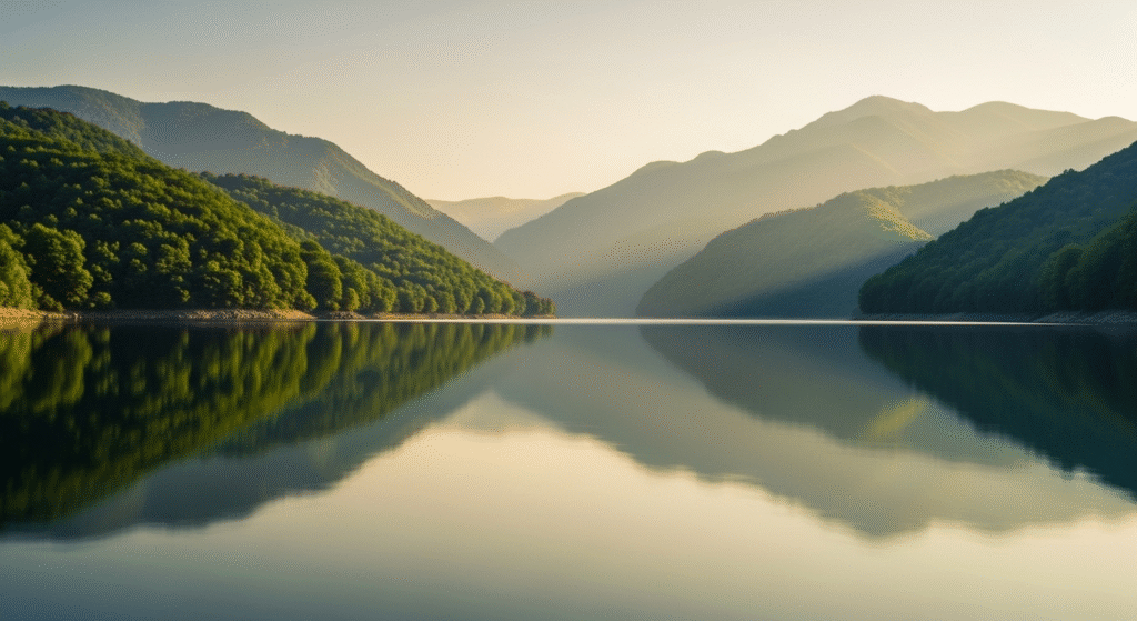 Gabala Lake Scenery