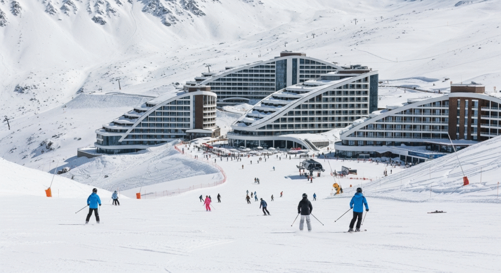 Shahdag Resort Winter Scene