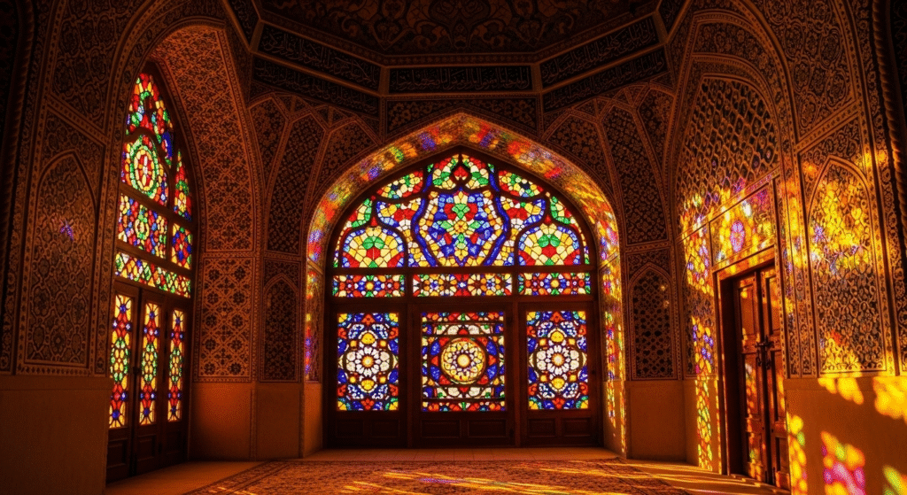 Sheki Palace Stained Glass